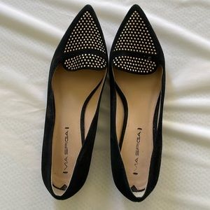 Via spiga black suede